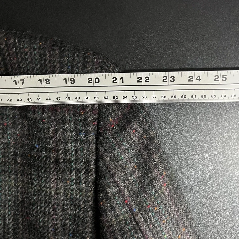 Jos. A. Bank Vintage Tweed Blazer Sport Coat 44L Multicolor 2-Button Single Vent
